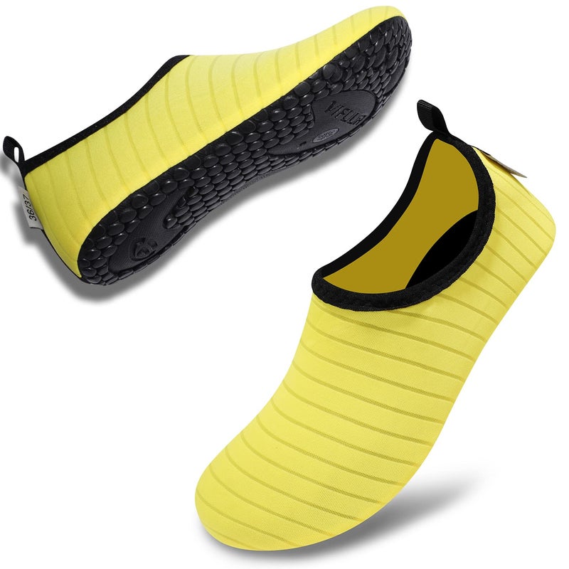 VIFUUR أحذية رياضية مائية للجنسين VIFUUR صفراء - 9-10 W US / 7.5-8.5 M US (40-41) - Image 5